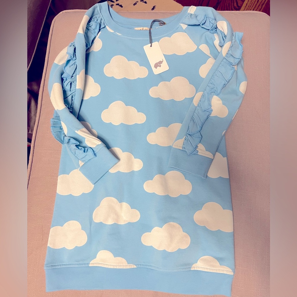 Monica & Andy cloud sweatshirt dress